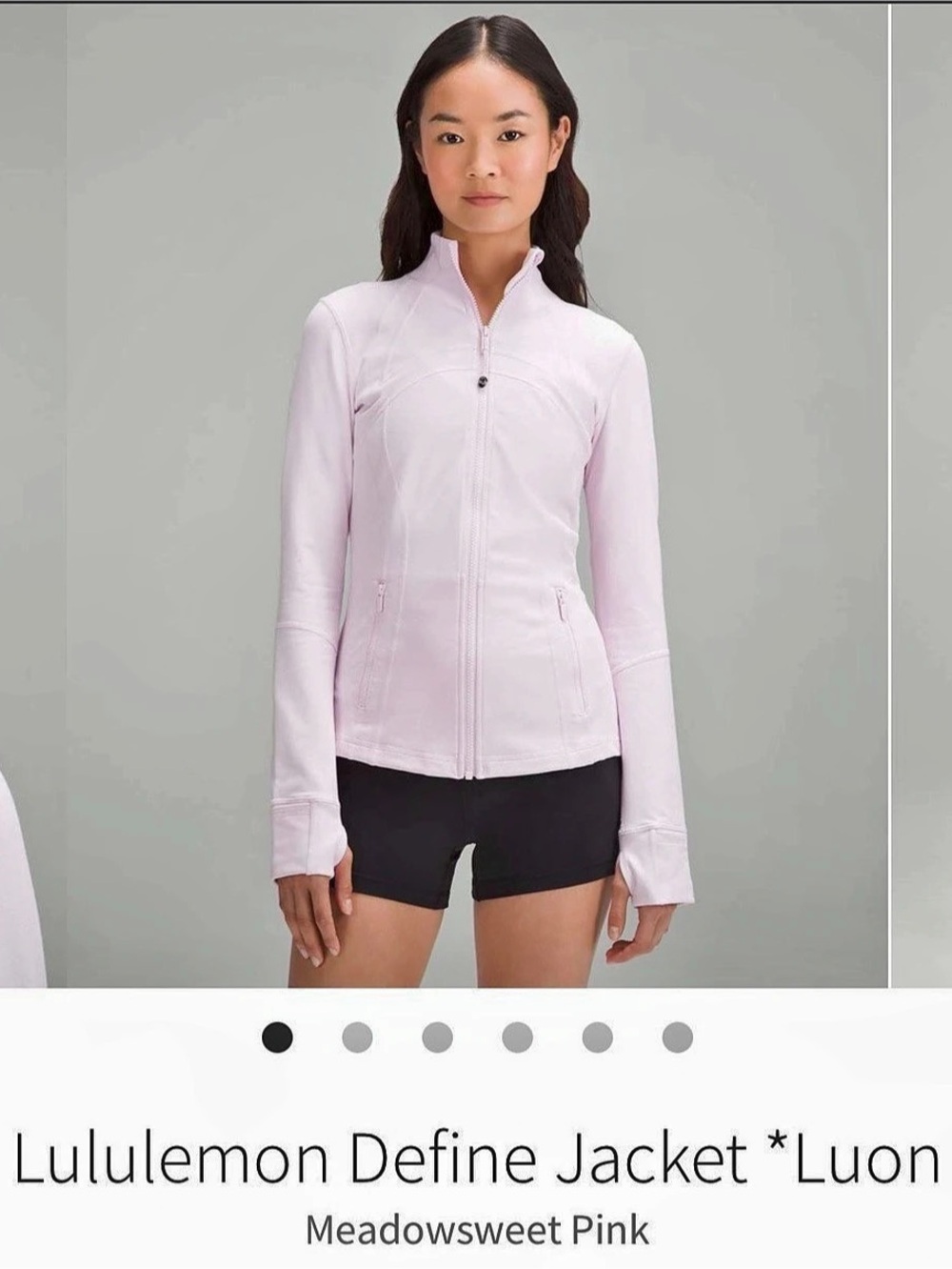 Lululemon Define Jacket *Luon Meadowsweet Pink - 8